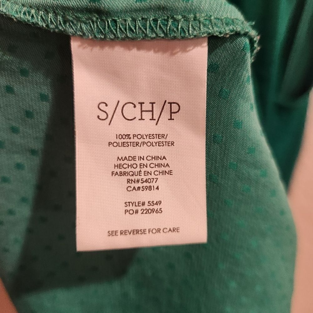  Cabi 5549 Green Sleveless Lush Blouse Top Small - Picture 7 of 7